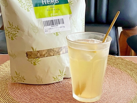 ポップ茶で★ビアカクテル風ノンアルドリンク